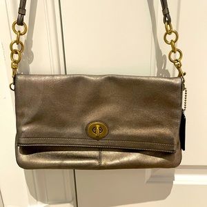 Authentic limited edition Bleeker Street Coach flap shoulder bag